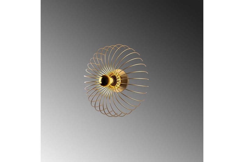 Vegg lampe Sadortel gull - 36 x 12 x 36 cm - Belysning - Innendørsbelysning & Lamper - Soveromslampe - Sengelamper - Sengelampe vegg