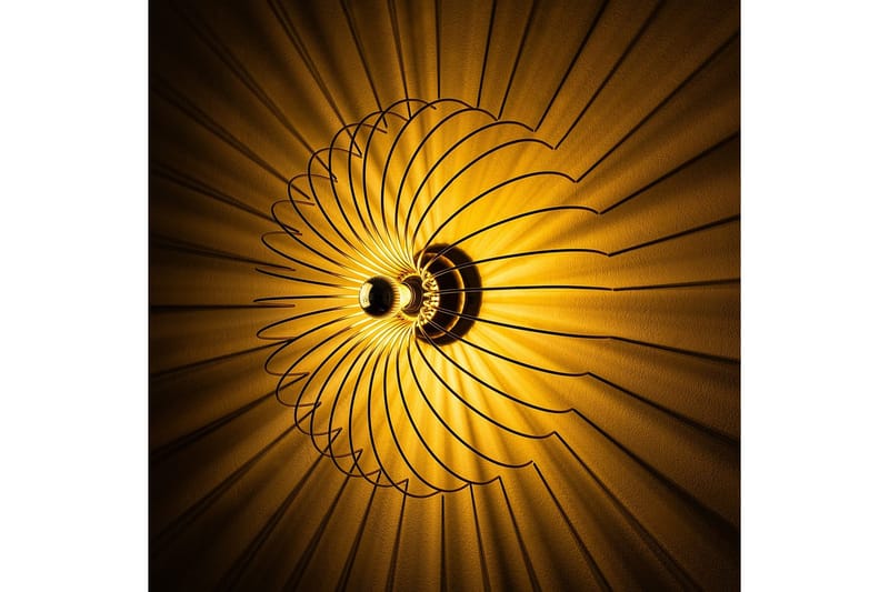 Vegg lampe Sadortel gull - 56 x 16 x 56 cm - Belysning - Innendørsbelysning & Lamper - Soveromslampe - Sengelamper - Sengelampe vegg