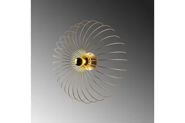 Vegg lampe Sadortel gull - 56 x 16 x 56 cm - Belysning - Innendørsbelysning & Lamper - Soveromslampe - Sengelamper - Sengelampe vegg