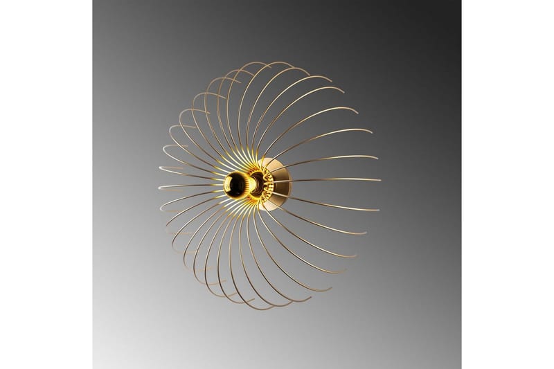 Vegg lampe Sadortel gull - 56 x 16 x 56 cm - Belysning - Innendørsbelysning & Lamper - Soveromslampe - Sengelamper - Sengelampe vegg