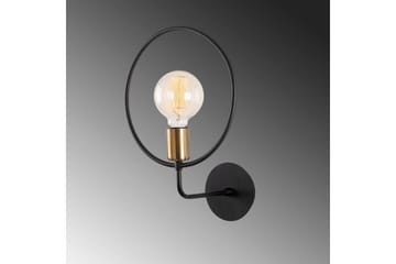 Vegg lampe Sirkel Svart - Svart - Belysning - Innendørsbelysning & Lamper - Soveromslampe - Sengelamper - Sengelampe vegg