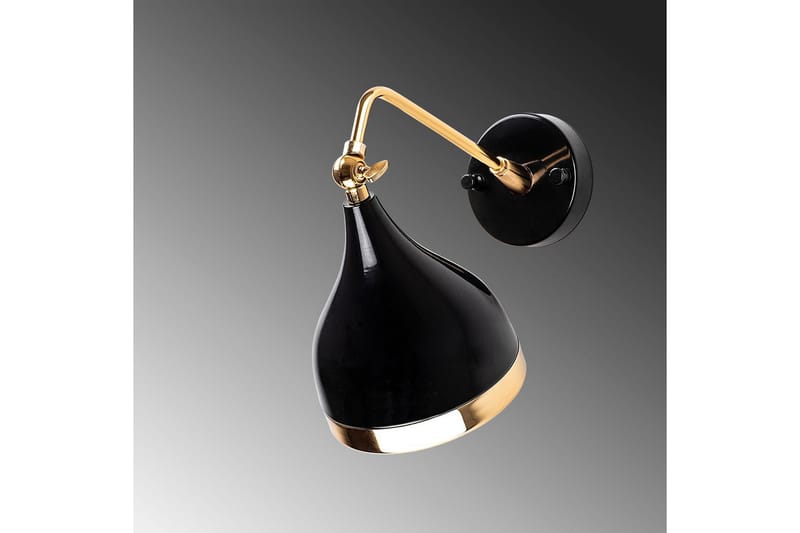 Vegg lampe Soodz Svart / Gull - Svart / Gull - Belysning - Innendørsbelysning & Lamper - Soveromslampe - Sengelamper - Sengelampe vegg
