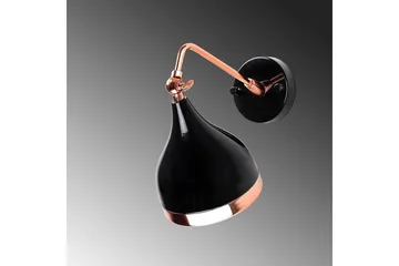 Vegg lampe Soodz Svart / Kobber - Svart / Kobber - Belysning - Innendørsbelysning & Lamper - Soveromslampe - Sengelamper - Sengelampe vegg