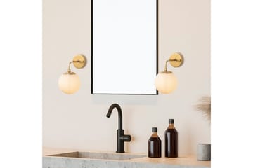 Vegg lampe Soona Gull - Gull - Belysning - Innendørsbelysning & Lamper - Soveromslampe - Sengelamper - Sengelampe vegg