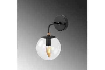 Vegg lampe Soona Svart / Gull - Svart / Gull - Belysning - Innendørsbelysning & Lamper - Soveromslampe - Sengelamper - Sengelampe vegg