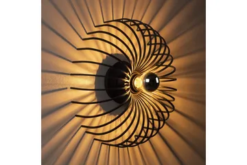 Vegg lampe Subbersta Svart - Diameter: 12 cm - Belysning - Innendørsbelysning & Lamper - Soveromslampe - Sengelamper - Sengelampe vegg