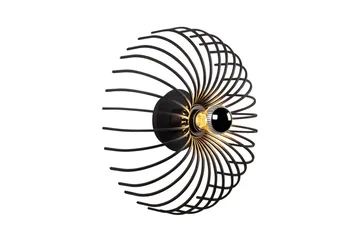 Vegg lampe Subbersta Svart - Diameter: 12 cm - Belysning - Innendørsbelysning & Lamper - Soveromslampe - Sengelamper - Sengelampe vegg