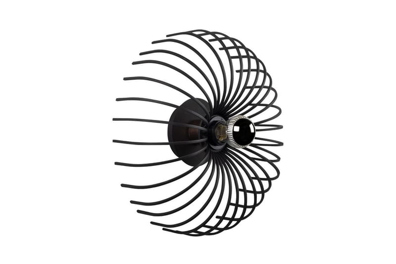Vegg lampe Subbersta Svart - Diameter: 12 cm - Belysning - Innendørsbelysning & Lamper - Soveromslampe - Sengelamper - Sengelampe vegg