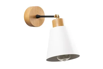 Vegg lampe Sudalwani Hvit - Hvit - Belysning - Innendørsbelysning & Lamper - Soveromslampe - Sengelamper - Sengelampe vegg