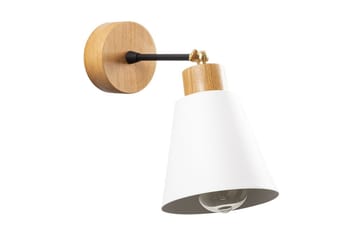 Vegg lampe Sudalwani Hvit - Hvit - Belysning - Innendørsbelysning & Lamper - Soveromslampe - Sengelamper - Sengelampe vegg