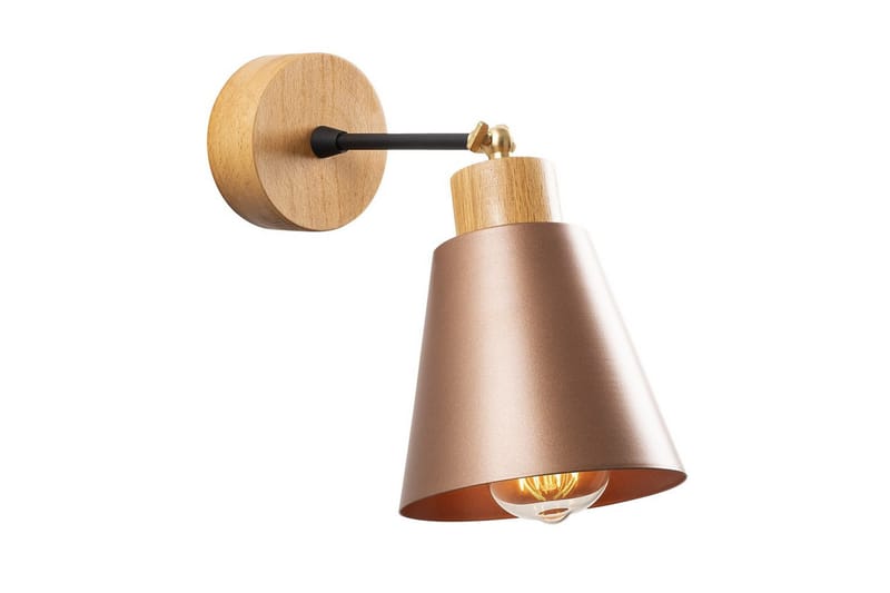 Vegg lampe Sudalwani Kobber - Kobber - Belysning - Innendørsbelysning & Lamper - Soveromslampe - Sengelamper - Sengelampe vegg
