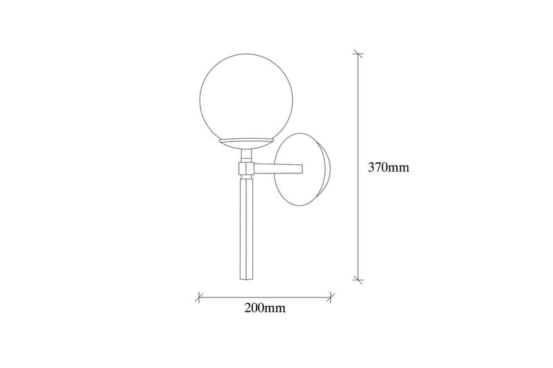Vegg lampe Sudasalle Svart / Hvit - Svart/Hvit - Belysning - Innendørsbelysning & Lamper - Soveromslampe - Sengelamper - Sengelampe vegg
