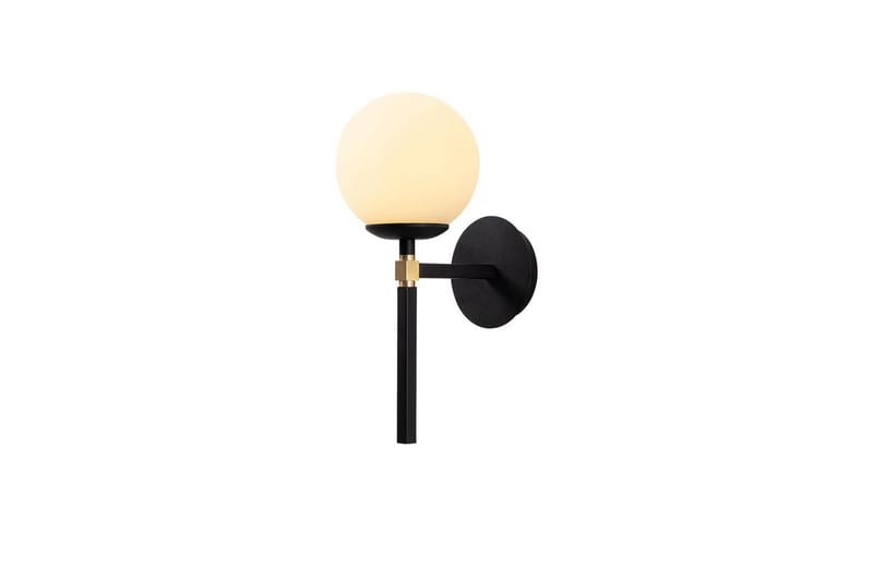 Vegg lampe Sudasalle Svart / Hvit - Svart/Hvit - Belysning - Innendørsbelysning & Lamper - Soveromslampe - Sengelamper - Sengelampe vegg