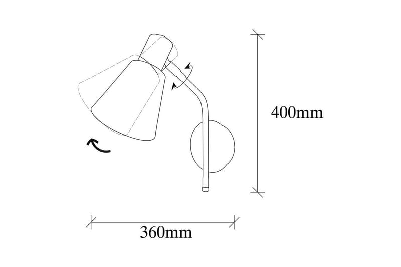Vegg lampe Sugana Berriaren Vintage - Kobber - Belysning - Innendørsbelysning & Lamper - Soveromslampe - Sengelamper - Sengelampe vegg