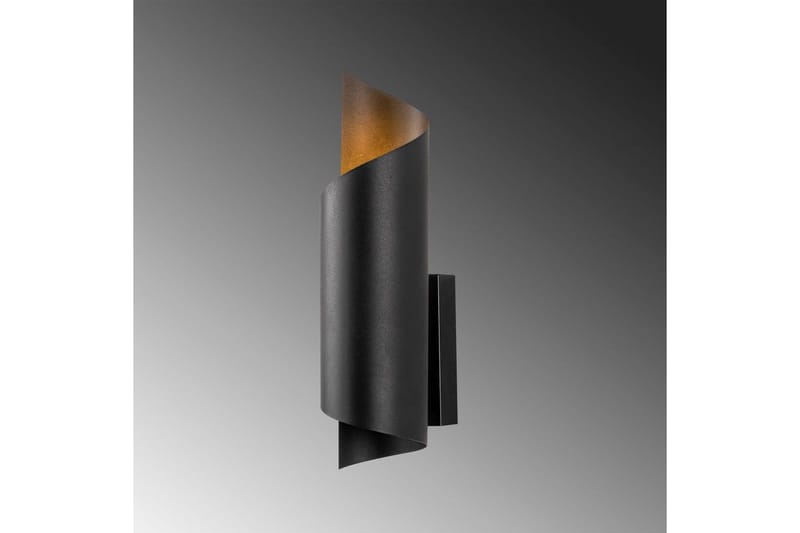 Vegg lampe Sugana Fira Svart - Svart - Belysning - Innendørsbelysning & Lamper - Soveromslampe - Sengelamper - Sengelampe vegg