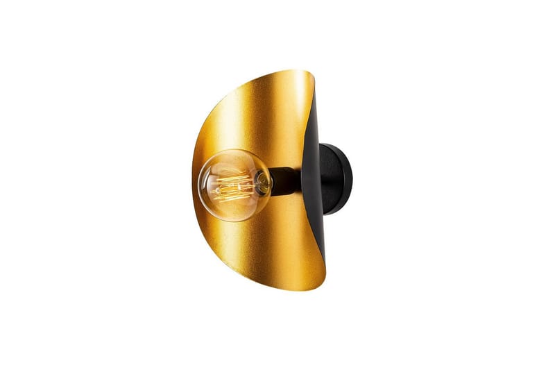 Vegg lampe Sugana Giada Svart / Gull - Gull/Svart - Belysning - Innendørsbelysning & Lamper - Soveromslampe - Sengelamper - Sengelampe vegg