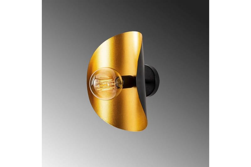 Vegg lampe Sugana Giada Svart / Gull - Gull/Svart - Belysning - Innendørsbelysning & Lamper - Soveromslampe - Sengelamper - Sengelampe vegg