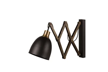 Vegg lampe Sugana Lyra Svart / Vintage - Beige/Svart - Belysning - Innendørsbelysning & Lamper - Soveromslampe - Sengelamper - Sengelampe vegg