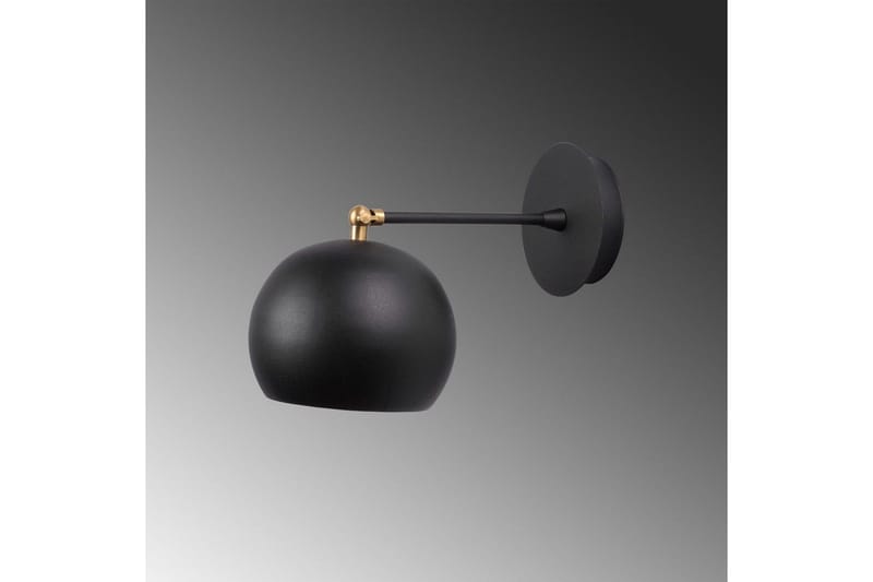 Vegg lampe Sugana Tera Svart - Svart - Belysning - Innendørsbelysning & Lamper - Soveromslampe - Sengelamper - Sengelampe vegg