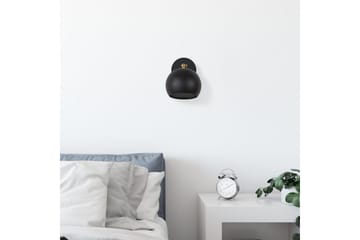 Vegg lampe Sugana Tera Svart - Svart - Belysning - Innendørsbelysning & Lamper - Soveromslampe - Sengelamper - Sengelampe vegg