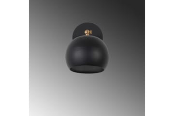 Vegg lampe Sugana Tera Svart - Svart - Belysning - Innendørsbelysning & Lamper - Soveromslampe - Sengelamper - Sengelampe vegg