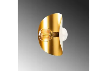 Vegg lampe Sugana Vira Hvit / Gull - Gull/Hvit - Belysning - Innendørsbelysning & Lamper - Soveromslampe - Sengelamper - Sengelampe vegg