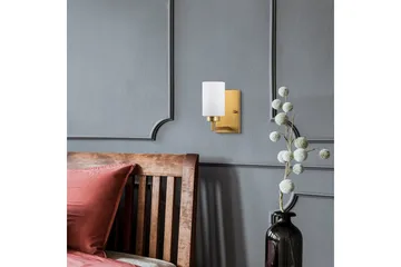 Vegg lampe Syllen Gull - Gull - Belysning - Innendørsbelysning & Lamper - Soveromslampe - Sengelamper - Sengelampe vegg