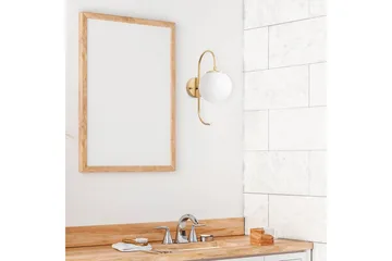 Vegg lampe Thalara Skinnende Gull - Skinnende Gull - Belysning - Innendørsbelysning & Lamper - Soveromslampe - Sengelamper - Sengelampe vegg