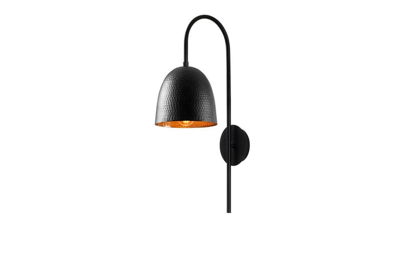 Vegg lampe Thela Svart - Antrasitt - Belysning - Innendørsbelysning & Lamper - Soveromslampe - Sengelamper - Sengelampe vegg