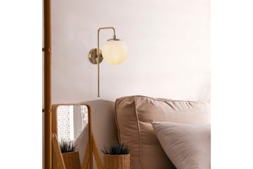 Vegg lampe Tolra Vintage Hvit - Hvit - Belysning - Innendørsbelysning & Lamper - Soveromslampe - Sengelamper - Sengelampe vegg