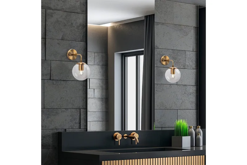 Vegg lampe Tolra Vintage Transparent - Vintage Transparent - Belysning - Innendørsbelysning & Lamper - Soveromslampe - Sengelamper - Sengelampe vegg