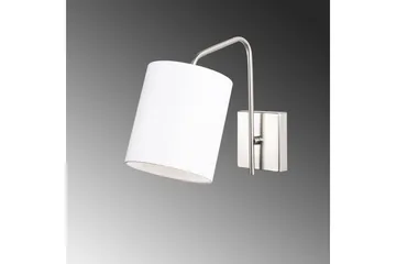 Vegg lampe Ve Nikkel / Hvit - Hvit - Belysning - Innendørsbelysning & Lamper - Soveromslampe - Sengelamper - Sengelampe vegg