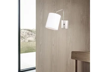 Vegg lampe Ve Nikkel / Hvit - Hvit - Belysning - Innendørsbelysning & Lamper - Soveromslampe - Sengelamper - Sengelampe vegg
