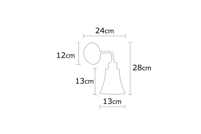 Vegg lampe Vellor Kobber - Kobber - Belysning - Innendørsbelysning & Lamper - Soveromslampe - Sengelamper - Sengelampe vegg