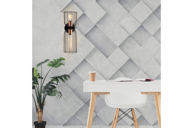 Vegg lampe Xiren Black - Svart - Belysning - Innendørsbelysning & Lamper - Soveromslampe - Sengelamper - Sengelampe vegg
