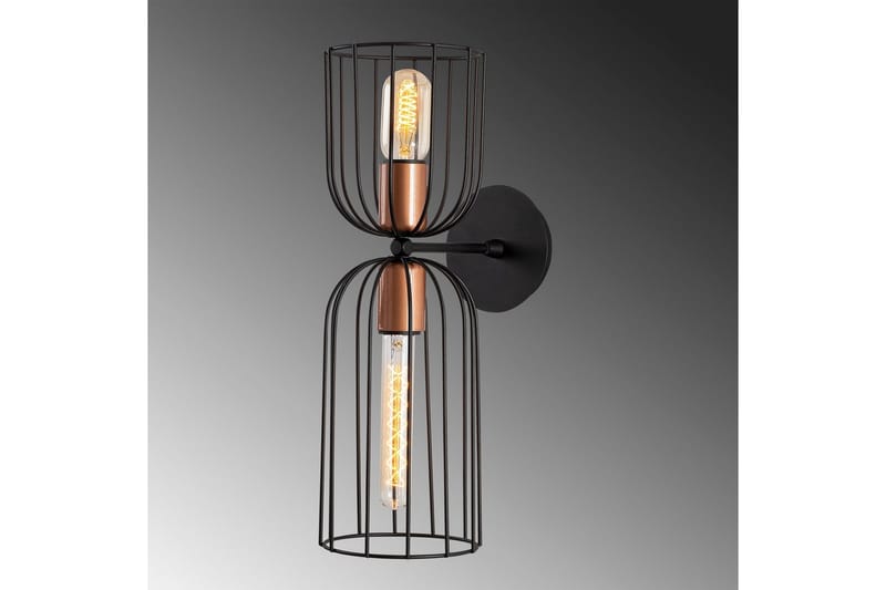 Vegg lampe Xiren Black - Svart - Belysning - Innendørsbelysning & Lamper - Soveromslampe - Sengelamper - Sengelampe vegg