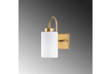 Vegg lampe Yalara Hvit / Gull - Hvit / Gull - Belysning - Innendørsbelysning & Lamper - Soveromslampe - Sengelamper - Sengelampe vegg