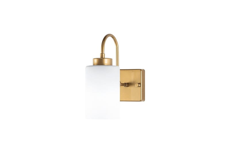 Vegg lampe Yalara Hvit / Gull - Hvit / Gull - Belysning - Innendørsbelysning & Lamper - Soveromslampe - Sengelamper - Sengelampe vegg