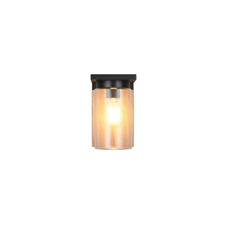 Vegglampe Ardila - Tre/mattsvart - Belysning - Innendørsbelysning & Lamper - Soveromslampe - Sengelamper - Sengelampe vegg