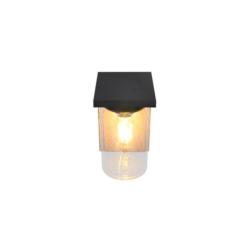 Vegglampe Ardila - Tre/mattsvart - Belysning - Innendørsbelysning & Lamper - Soveromslampe - Sengelamper - Sengelampe vegg