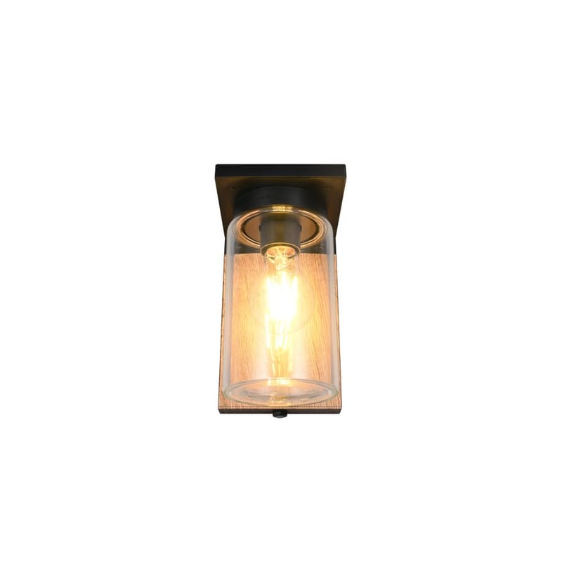 Vegglampe Ardila - Tre/mattsvart - Belysning - Innendørsbelysning & Lamper - Soveromslampe - Sengelamper - Sengelampe vegg