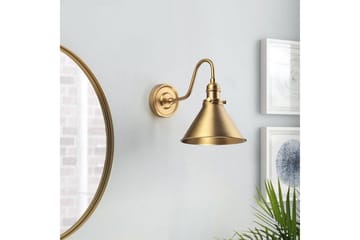 Vegglampe Elstead Lighting Provence Aldret Messing - Aldret Messing - Belysning - Innendørsbelysning & Lamper - Soveromslampe - Sengelamper - Sengelampe vegg