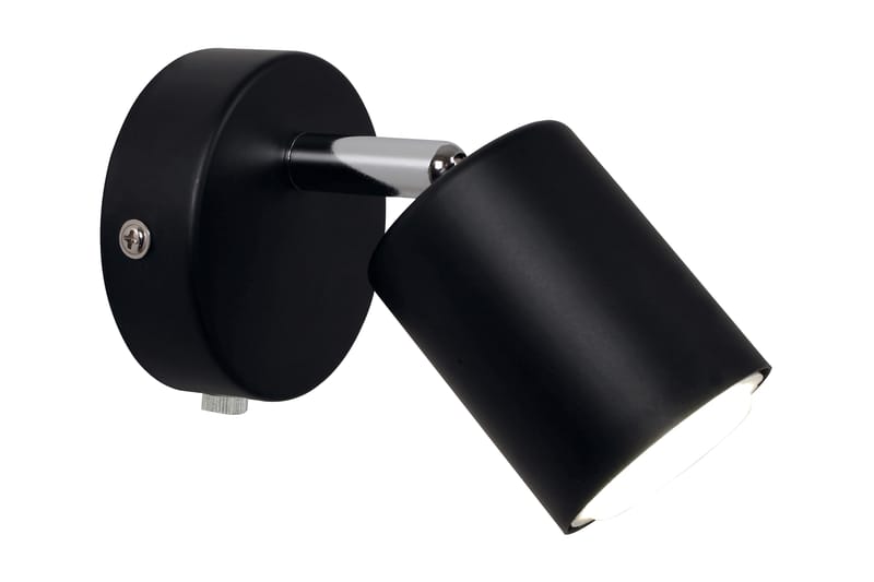 Vegglampe Explore med Arm Svart GU10 - Sengelampe vegg - Veggarmatur - Vegglampe