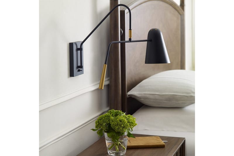 Vegglampe Feiss Simon - Belysning - Innendørsbelysning & Lamper - Soveromslampe - Sengelamper - Sengelampe vegg