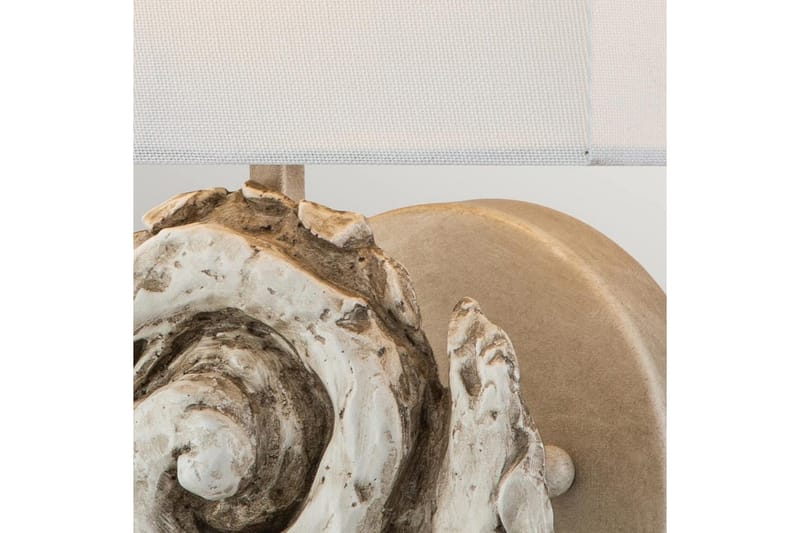 Vegglampe Flambeau Virvel Benhvit - Benhvit - Belysning - Innendørsbelysning & Lamper - Soveromslampe - Sengelamper - Sengelampe vegg