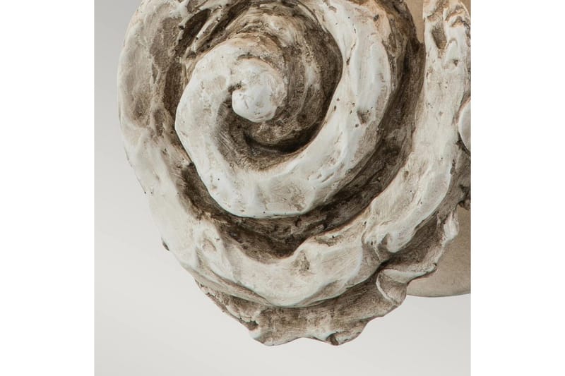 Vegglampe Flambeau Virvel Benhvit - Benhvit - Belysning - Innendørsbelysning & Lamper - Soveromslampe - Sengelamper - Sengelampe vegg