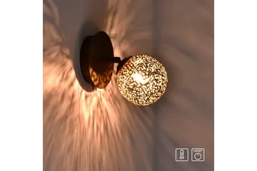 Vegglampe Greta - 18x18x18 cm - Belysning - Innendørsbelysning & Lamper - Soveromslampe - Sengelamper - Sengelampe vegg