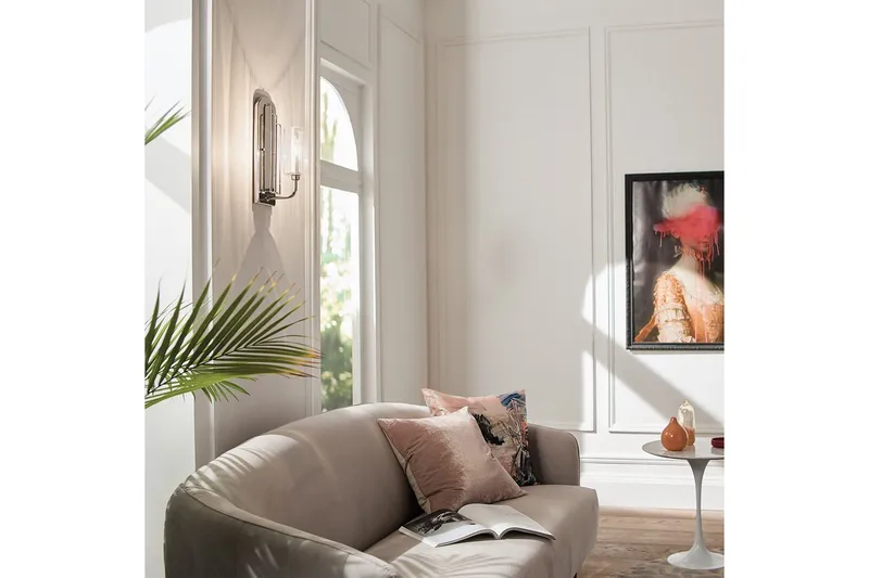 Vegglampe Kichler Kimrose Polert nikkel - Polert nikkel - Belysning - Innendørsbelysning & Lamper - Soveromslampe - Sengelamper - Sengelampe vegg