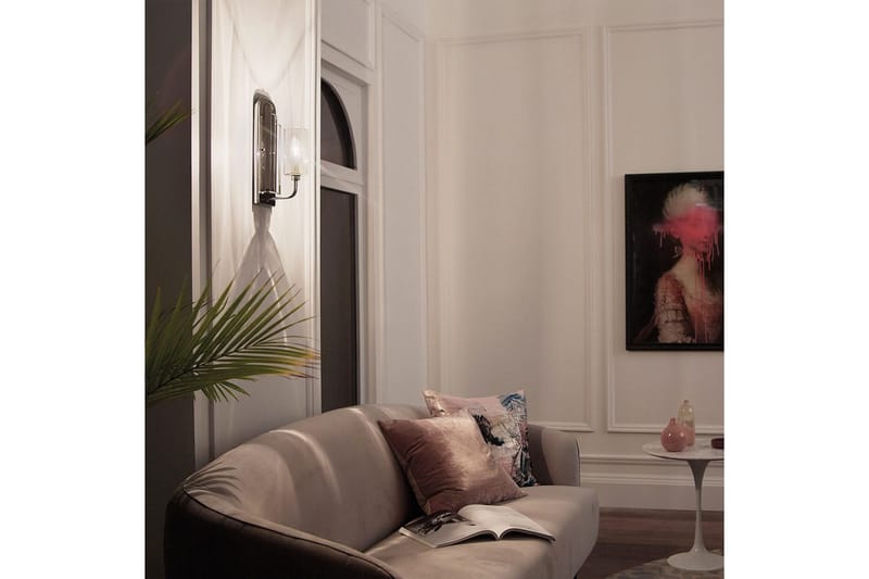 Vegglampe Kichler Kimrose Polert nikkel - Polert nikkel - Belysning - Innendørsbelysning & Lamper - Soveromslampe - Sengelamper - Sengelampe vegg