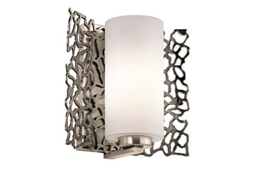 Vegglampe Kichler Sølv Korall - Belysning - Innendørsbelysning & Lamper - Soveromslampe - Sengelamper - Sengelampe vegg